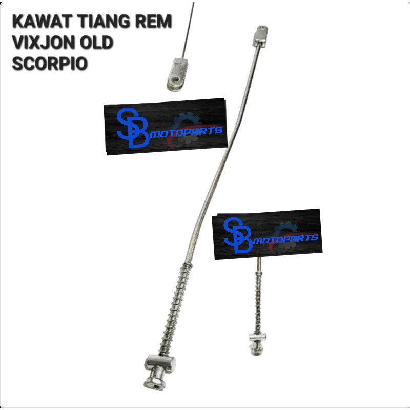 KAWAT TIANG REM TARIKAN REM LIDI VIXION LAMA OLD SCORPIO BEST QUALITY
