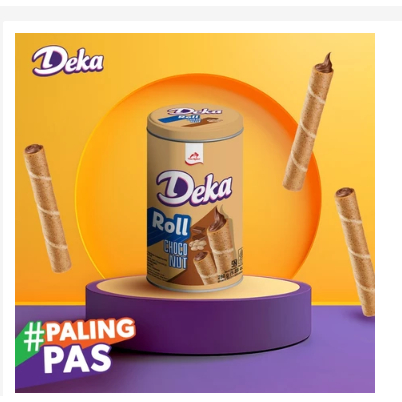 

Deka Wafer Roll Choco Nut Dan Choco Choco Kaleng 280g
