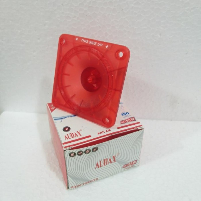 (JUAL 144 PCS) 1 dus Tweter Walet Audax AX 61W / AX 61 W / AX 61 W - Waterproof warna Merah atau Putih
