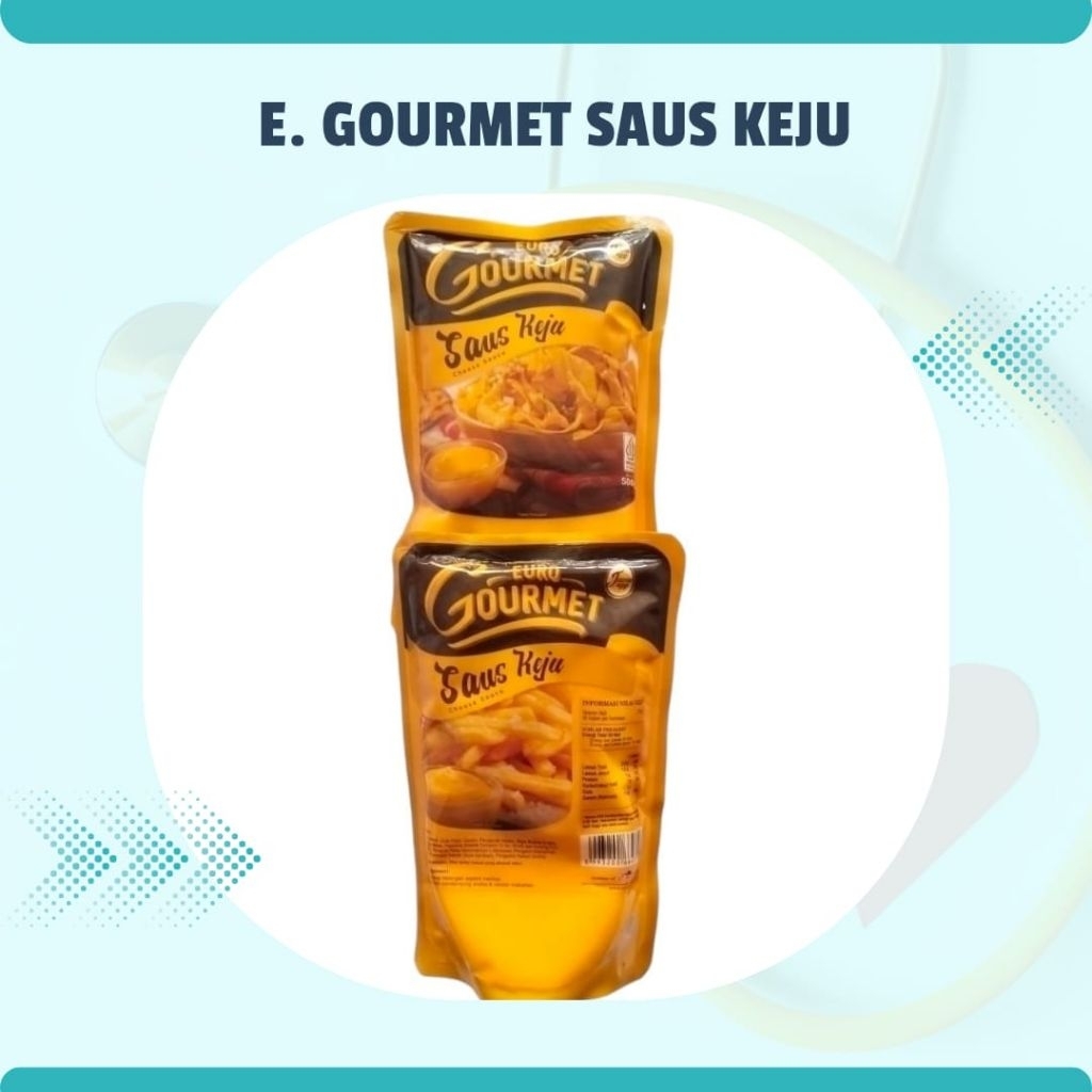 

Euro Gourmet Saus Keju / Cheese Sauce 500gram/Saos keju setengah kilo