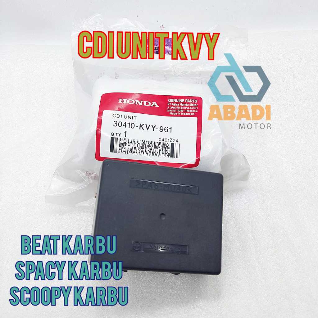 CDI Unit Ori Honda KVY Beat Karbu Spacy Karbu Scoopy Karbu Kapasitor CDI Original AHM