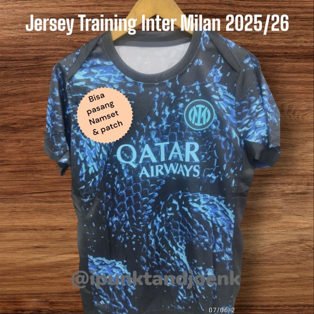 Jersey Training Inter Milan 2025/26