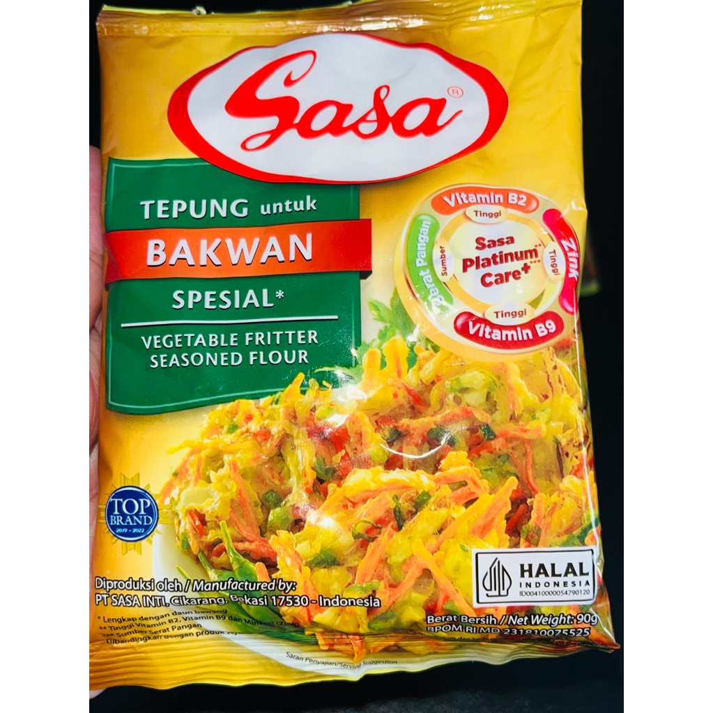 

Sasa tepung untuk bakwan 90Gr/sasa bumbu instan sachet