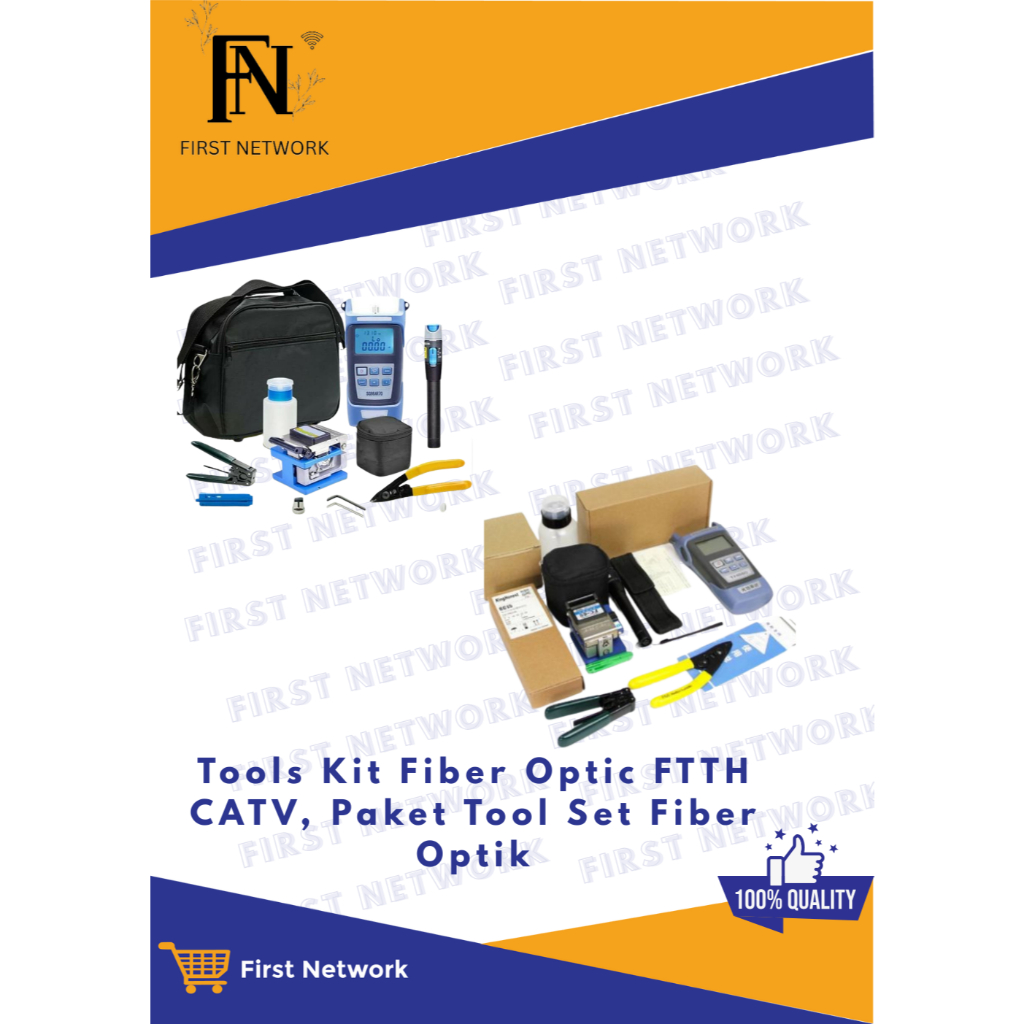 TOOLS KIT FIBER OPTIK FTTH / TOOL KIT FO LENGKAP / TOOLSKIT FIBER OPTIK