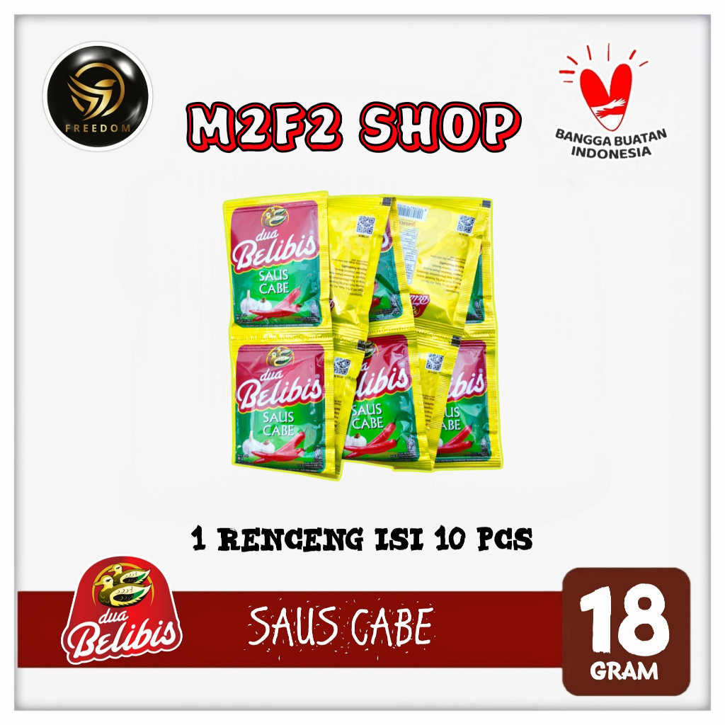 

Dua Belibis Saus Cabe Sambal Sachet - 18 gr (Kemasan 1 Renceng)