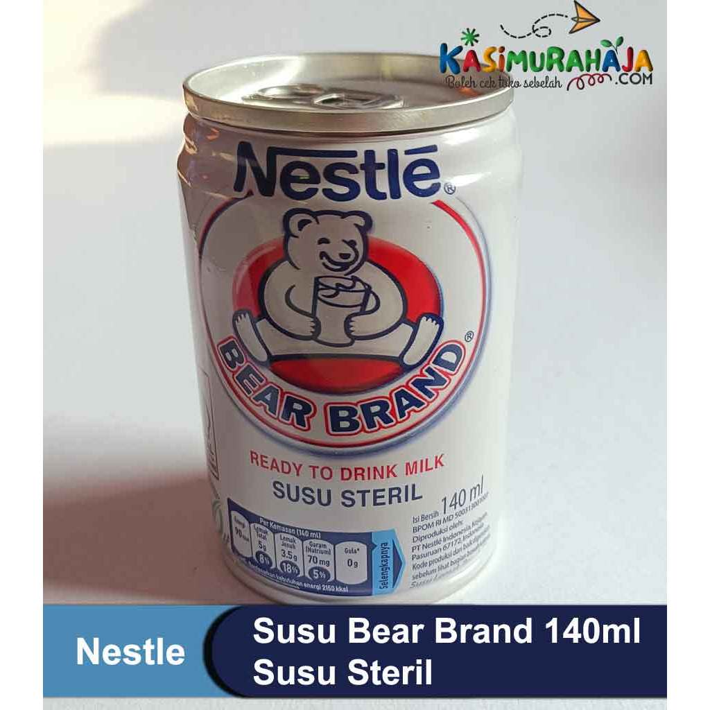 

Susu Bear Brand 140ml | Susu Steril | Exp Agustus 2026 | PROMO