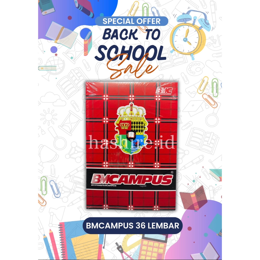 

Buku tulis BMC CAMPUS 36 lembar