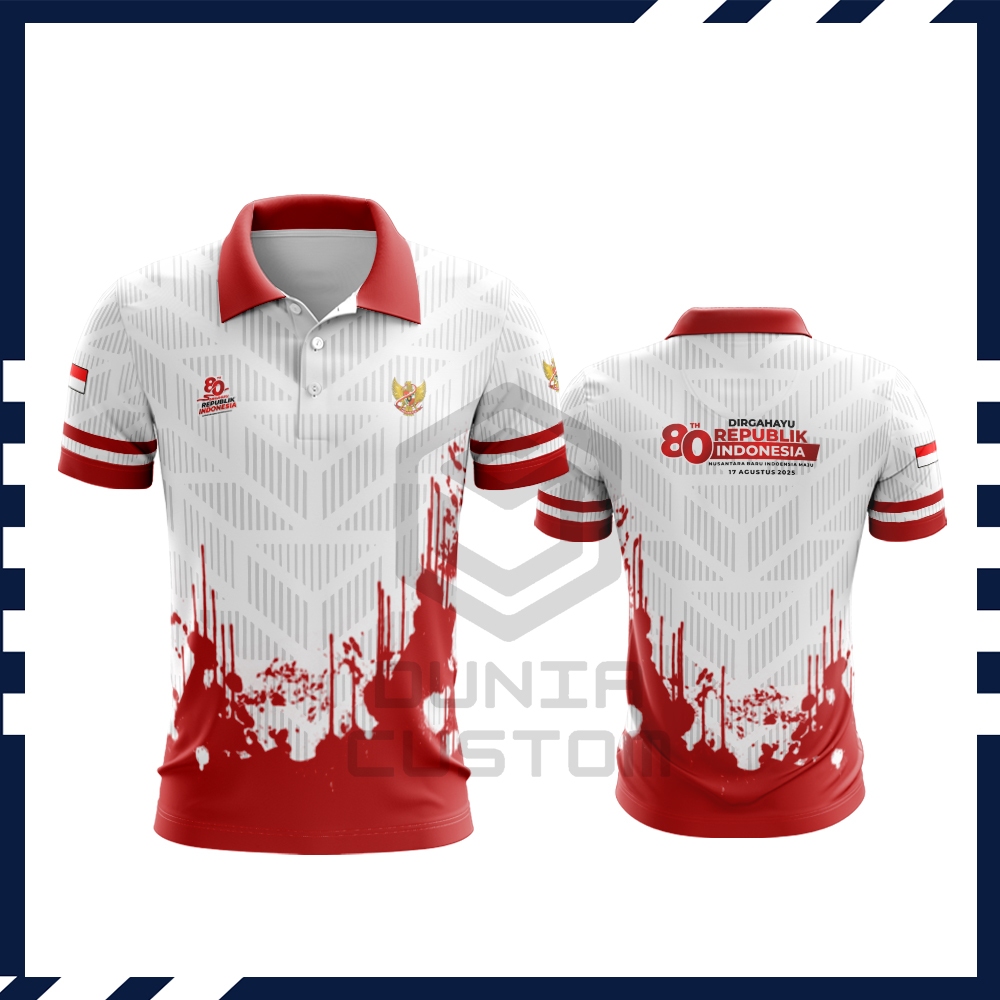 Kaos 17 Agustus / Baju Kaos 17 Agustus Lengan Panjang / Baju 17 Agustus 2025 / Kaos 17 Agustusan