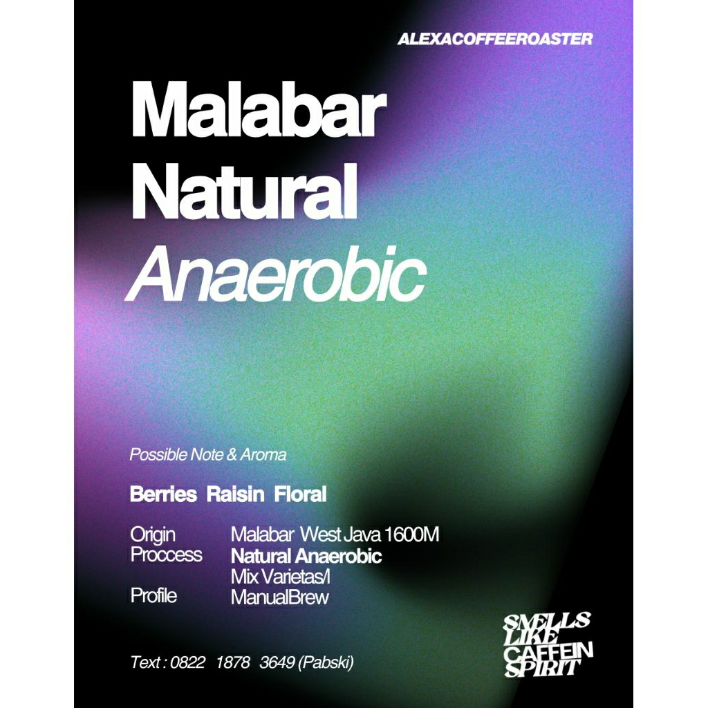 

Supernova Single Origin Arabica Malabar Natural Anaerobic 200gr Roasted Beans Kopi Sangrai