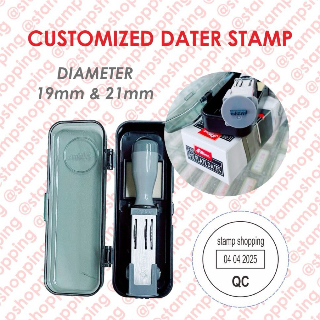 

[SHINY S1000] DATER STAMP SET MANUAL BULAT