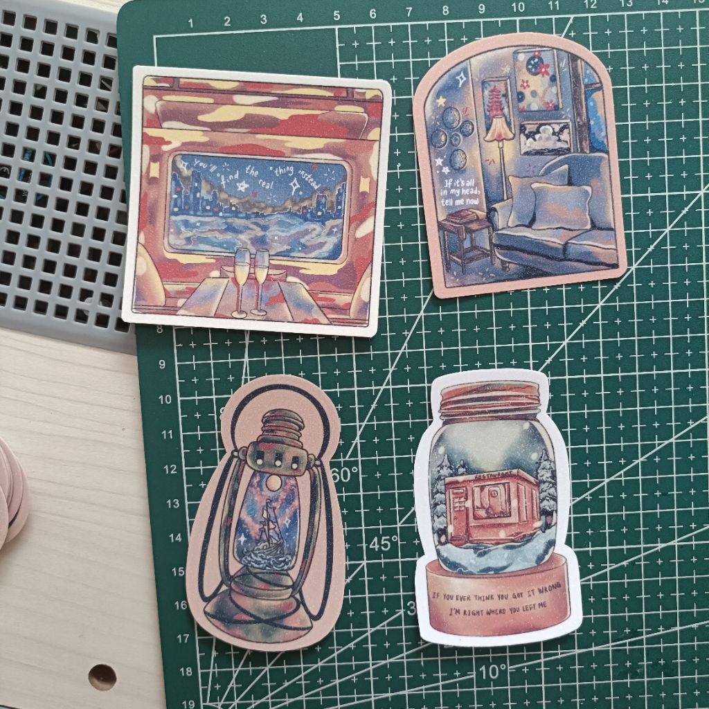 

Taylor Swift's (Evermore Album)-Diecut Stickers