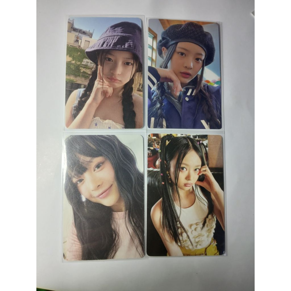 Newjeans Aespa Photocard bunnies camp, hanni tuspi