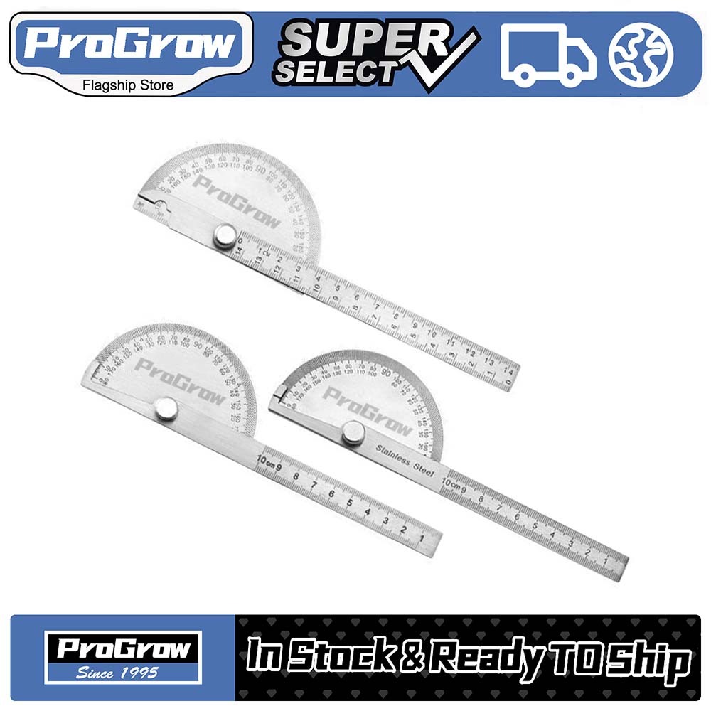 

【Dikirim 24 Jam】Penggaris Combi Busur Derajat Stainless 180 Derajat | Protractor | Alat Ukur Sudut