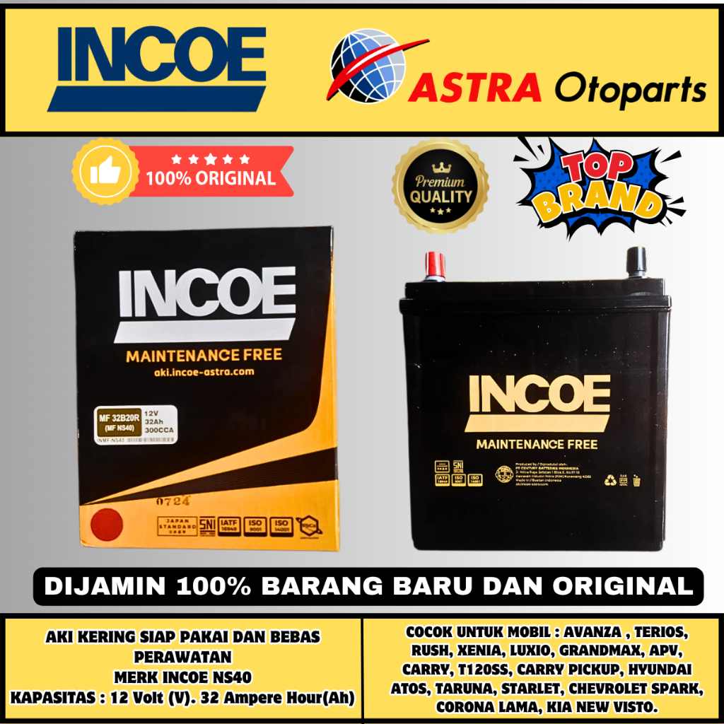 AKI MOBIL AVANZA , RUSH , GRANDMAX , TERIOS , CARRY PICK UP NEW , CARRY TAYO , KIA VISTO NEW NS40 IN