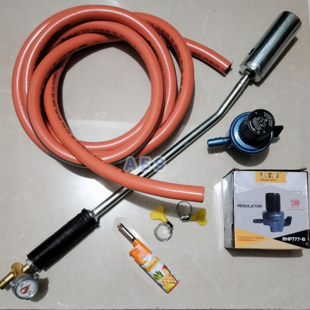 Kompor Tembak / Kompor Tikus Komplit Regulator UTU