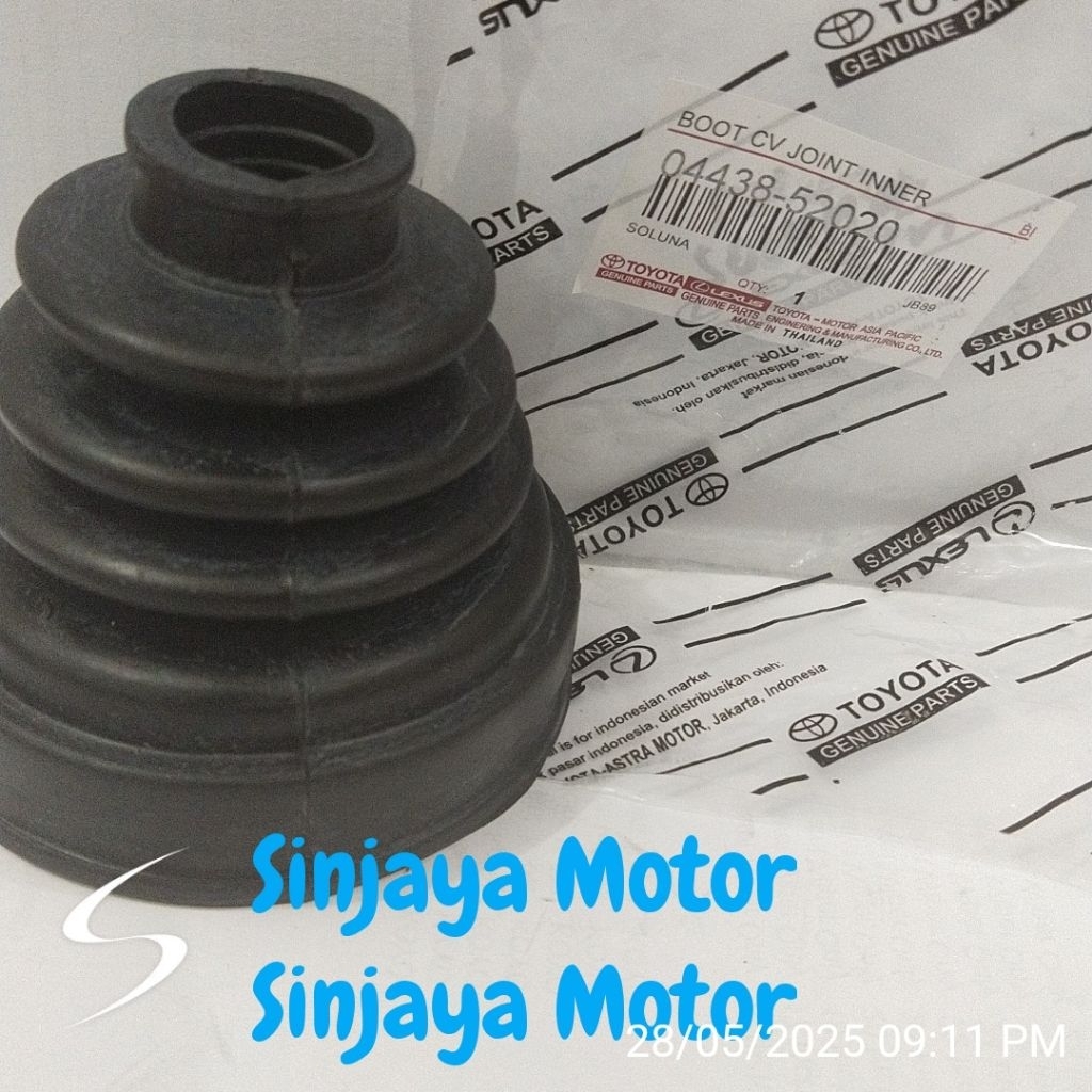 karet boot cv joint bagian dalam soluna