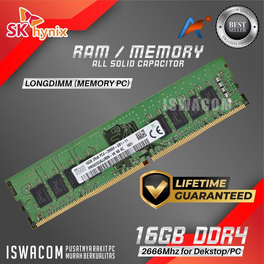 HYNIX RAM MEMORY PC DDR4 16GB | 8GB | 4GB PC2666 LONGDIM - 4Gb 2666Mhz