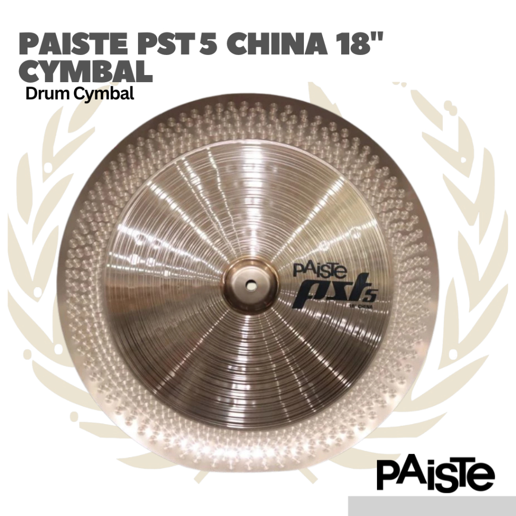Paiste PST5 18 inch China Cymbal - Drum Cymbal