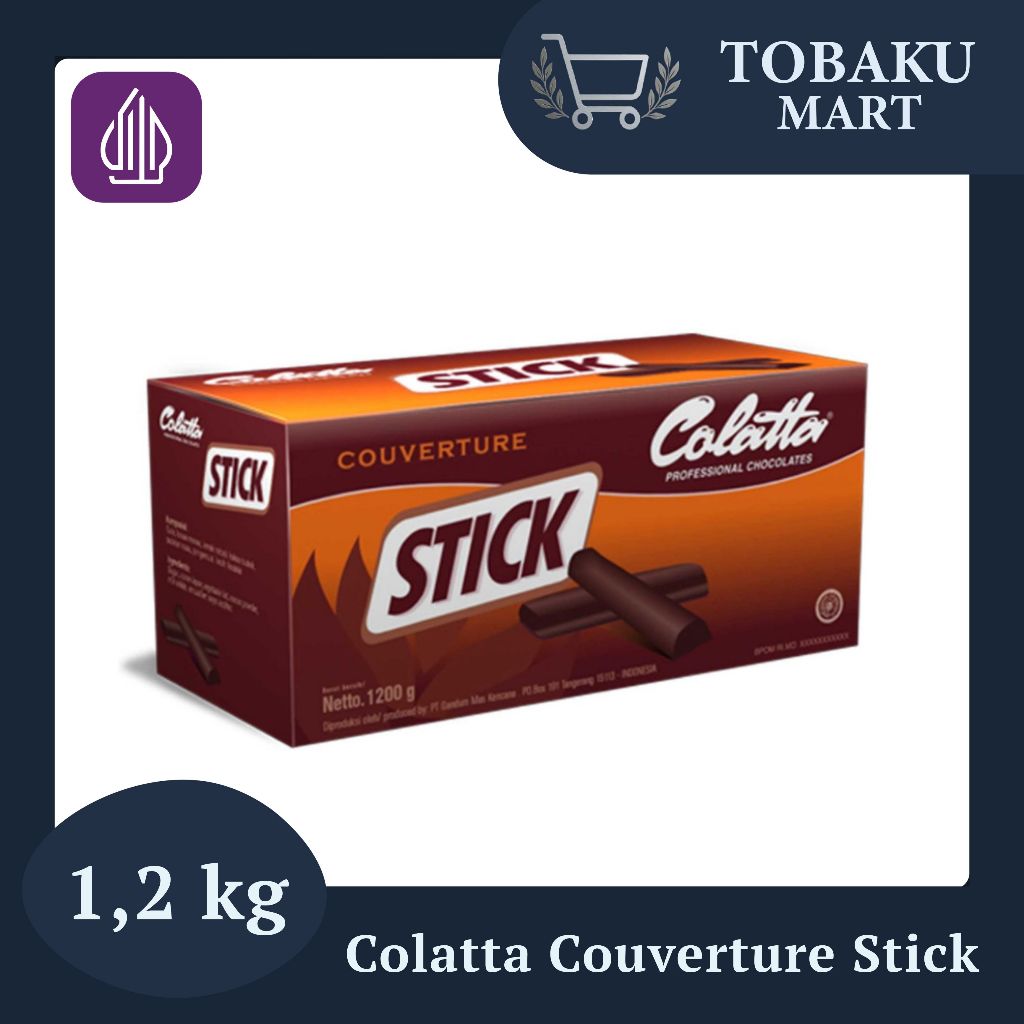 

COLATTA COUVERTURE STICK 1,2 KG / COKELAT BATANG PREMIUM UNTUK BAKING DAN DEKORASI / STICK COUVERTURE COKLAT SIAP LELEH UNTUK KUE, DESSERT & MINUMAN