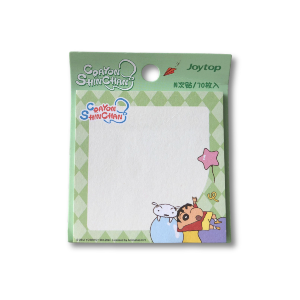 

Joytop Kertas Tempel Sticky Notes Kecil untuk Buku Catatan, Memo Tempel Crayon Shinchan Lucu Aesthetic Warna Hijau Pastel, Shinchan Stuff