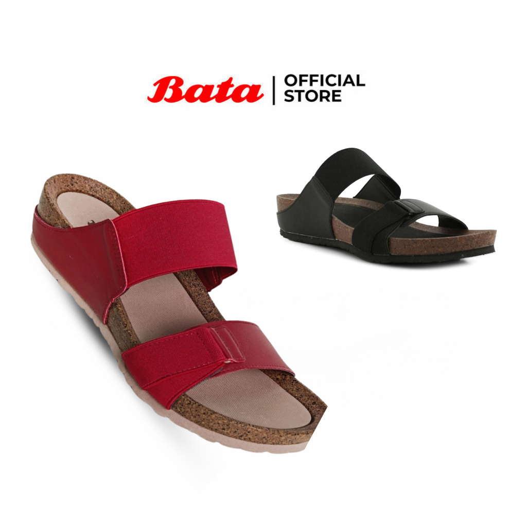 BATA - BLESSYN "Feather-Light" Sandal Wedges Wanita