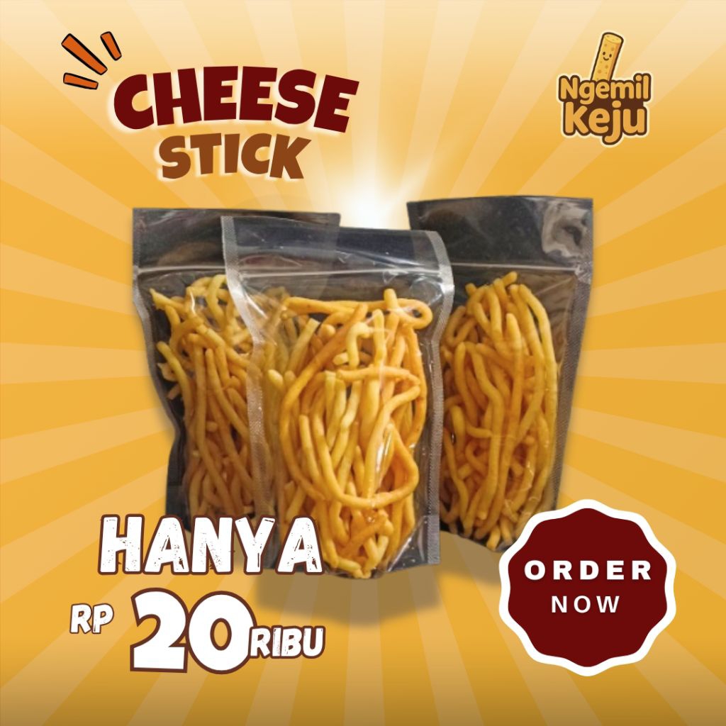 

Ngemil.kejuuu - Cemilan Murah Cheese Stick Renyah Gurih