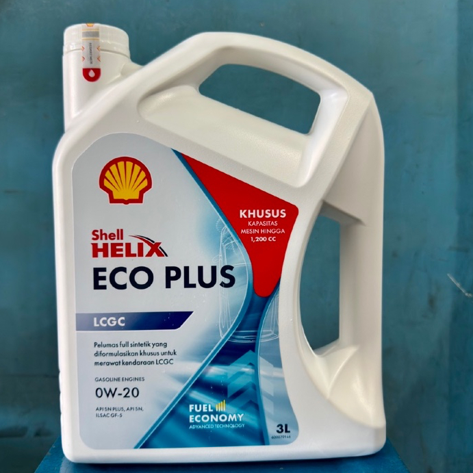 Oli Mesin Shell Helix Eco Plus LCGC 0W-20 3L