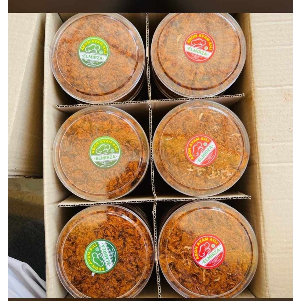 

abon ayam elmirza dua varian rasa