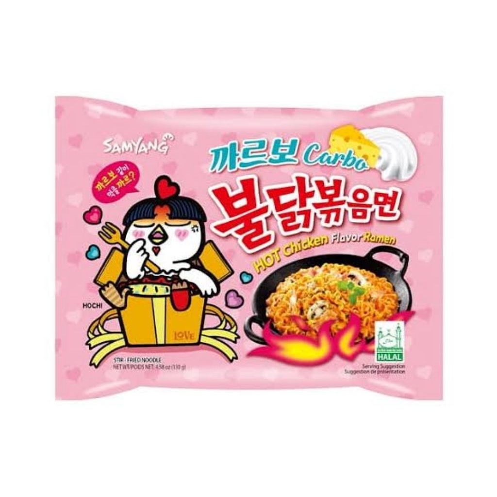

Samyang Buldak Hot Chicken Carbonara Ramen 130 gr