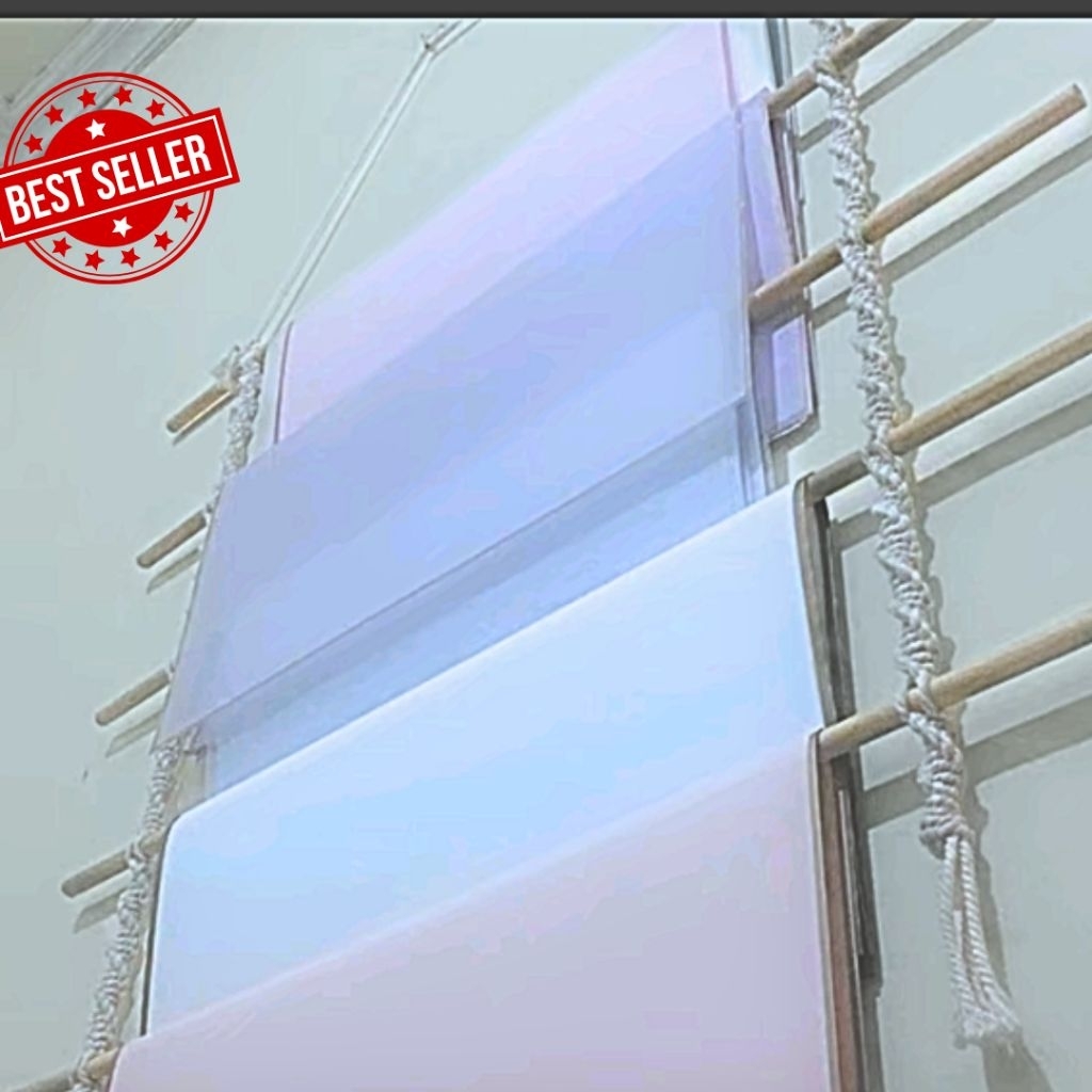 Rak Kertas Wrapping Buket/Rak Kertas Celo/Rak Wrapping Paper Buket Chellophane/Gantungan Kertas Buke