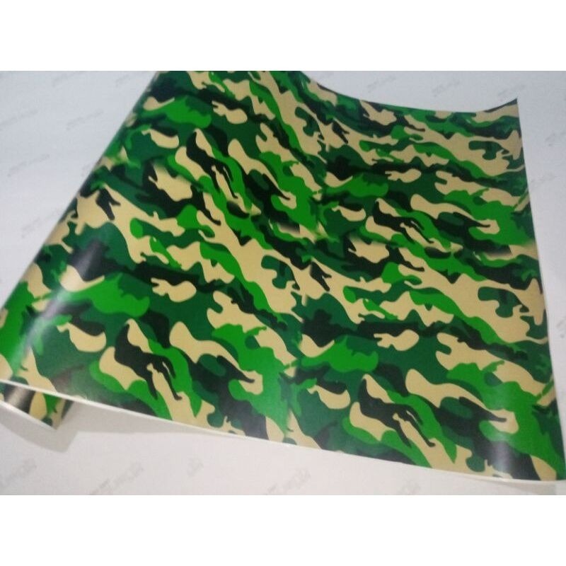 

Stiker Camo Loreng Hijau 50x50cm