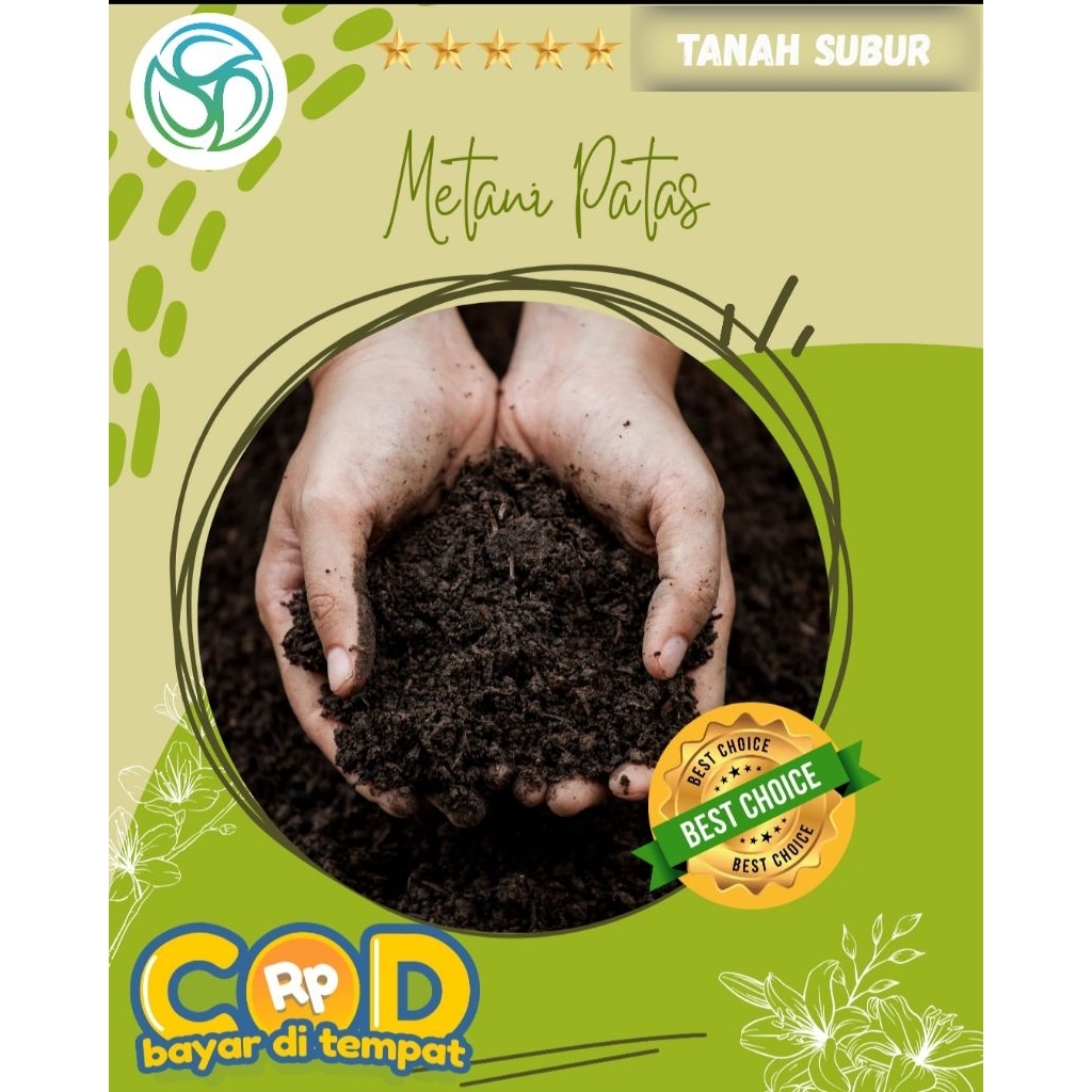 Tanah Subur Kemasan 1 Kg || Tanah Subur Fermentasi || Tanah Taman || Penyubur Bonsai