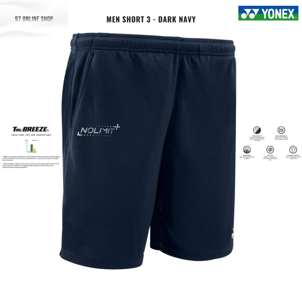 YONEX Celana Badminton / Tennis / Olahraga Short Pants RM 2638 Tali Karet No Limit YONEX ORIGINAL