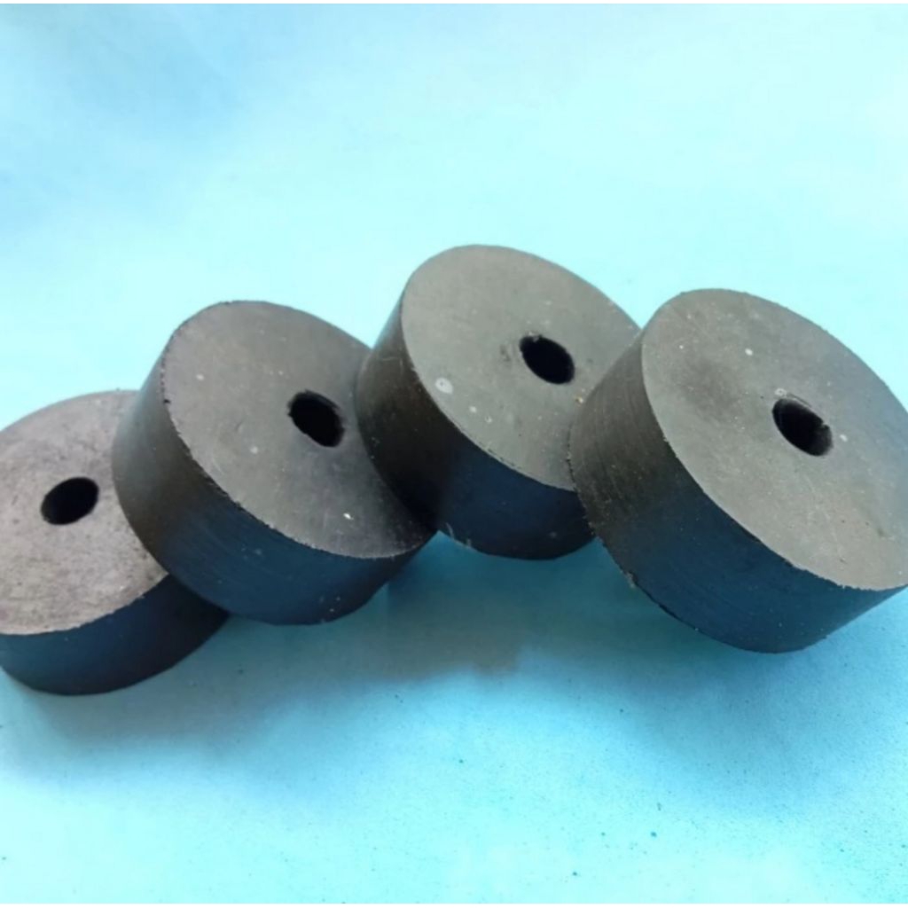 Karet kabin 30x15mm lubang 10mm/alas peredam getaran mesin cuci/Ac