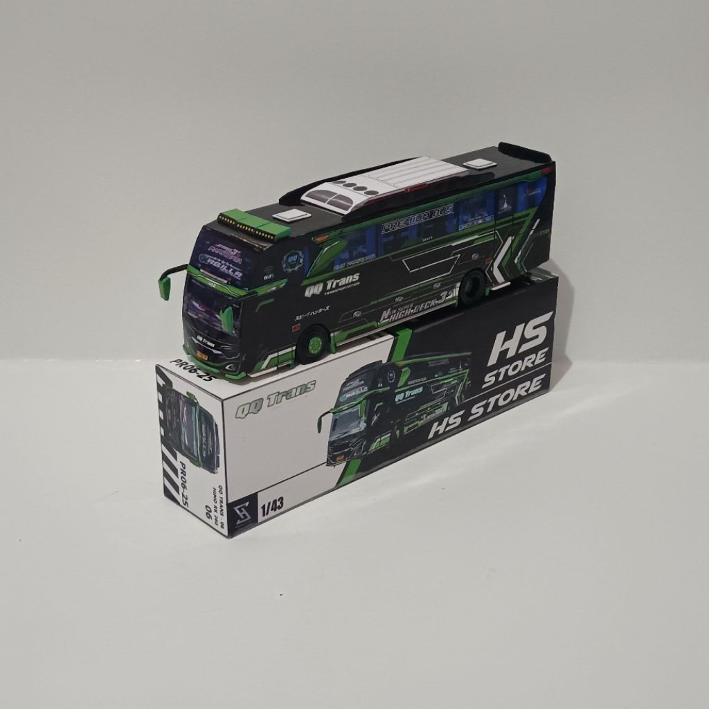 miniatur bus Qq trans nabil