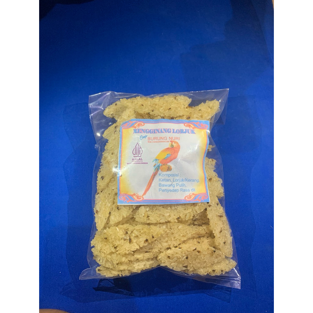 

Rengginang Lorjuk cap Ikan Nuri berat 500 gr