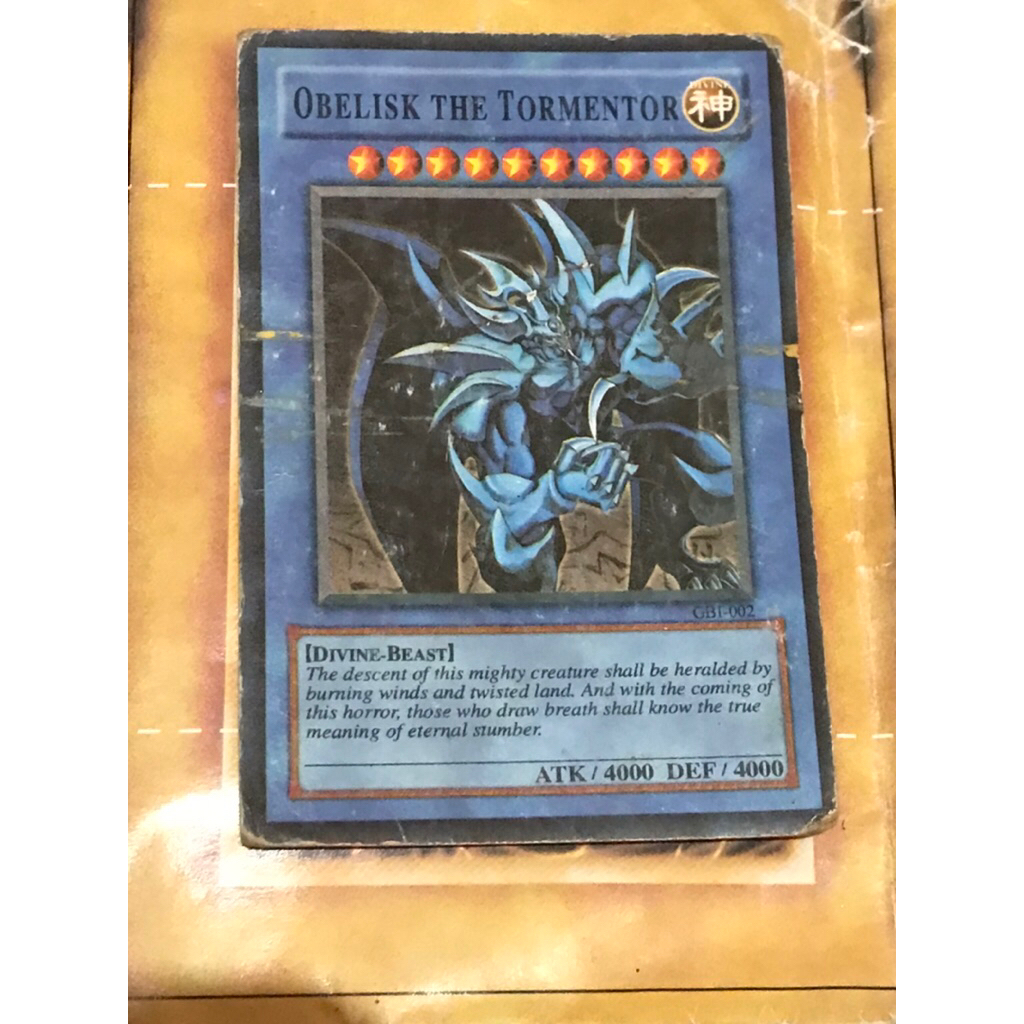 Kartu yugioh - Obelisk the tormentor Preloved