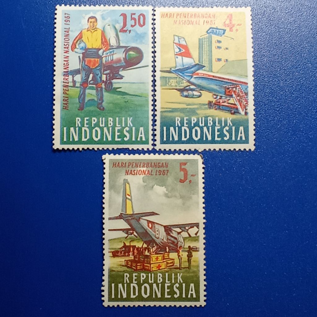 

Prangko Seri Hari Penerbangan Nasional 1967