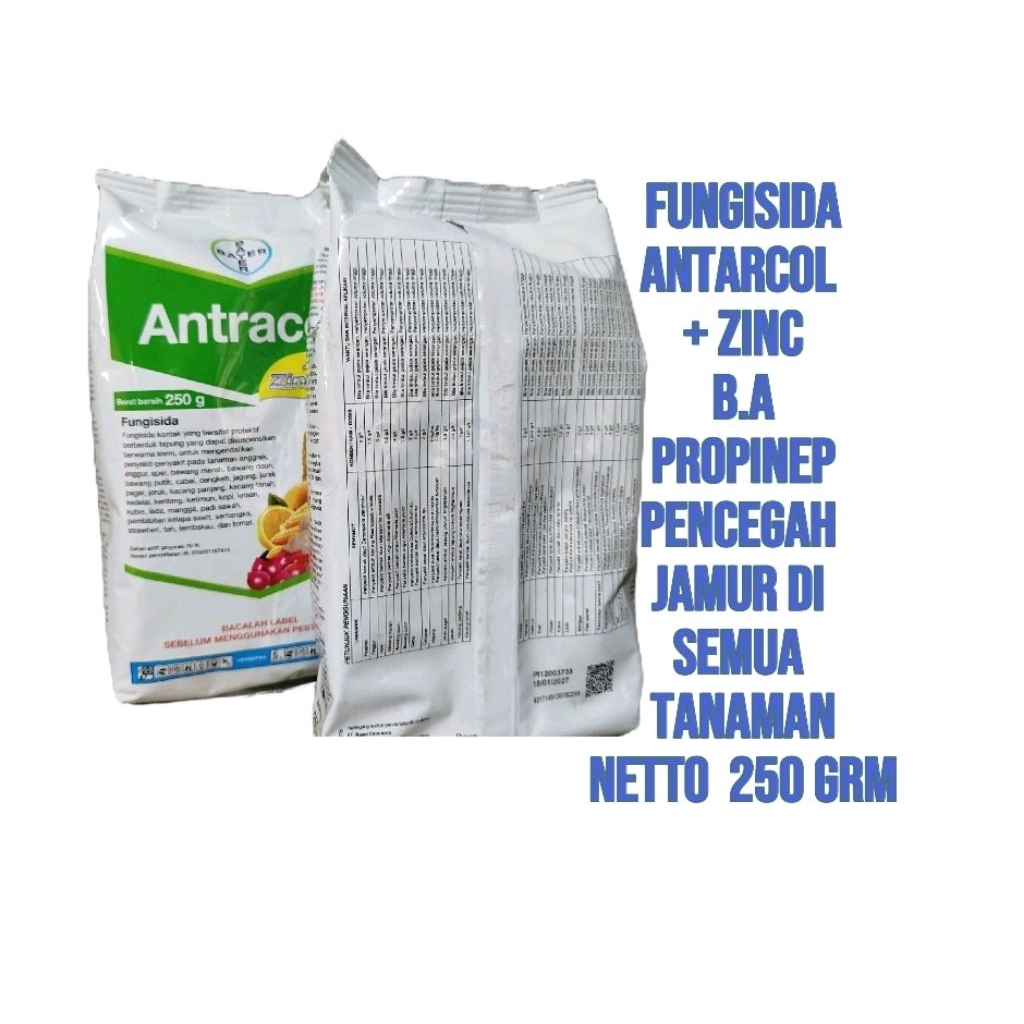 250 gram FUNGISIDA ANTRACOL Jaminan 100 % Original.