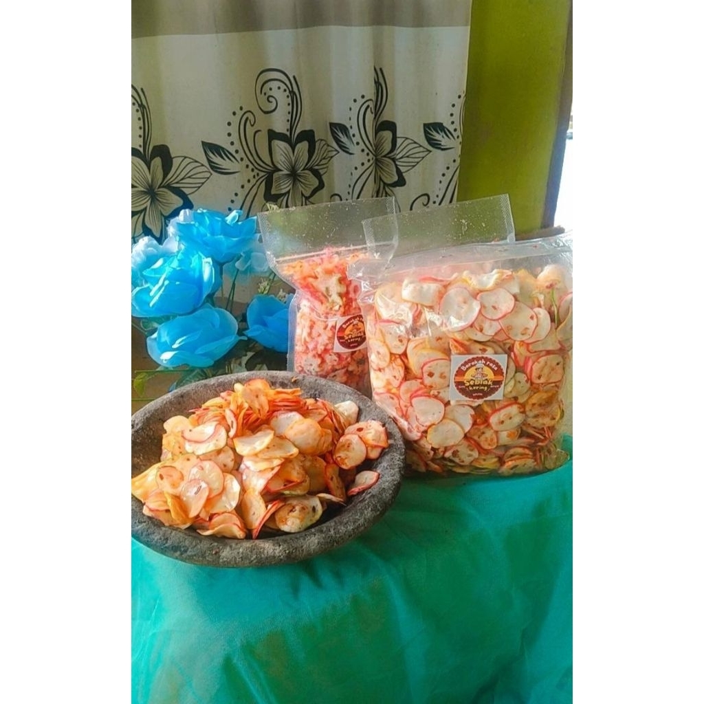 

Seblak kering ( Sebring)kerupukkemplangputih