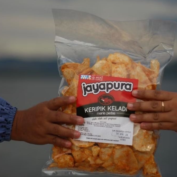

Keripik Keladi Jayapura Manis Pedas 500 gr