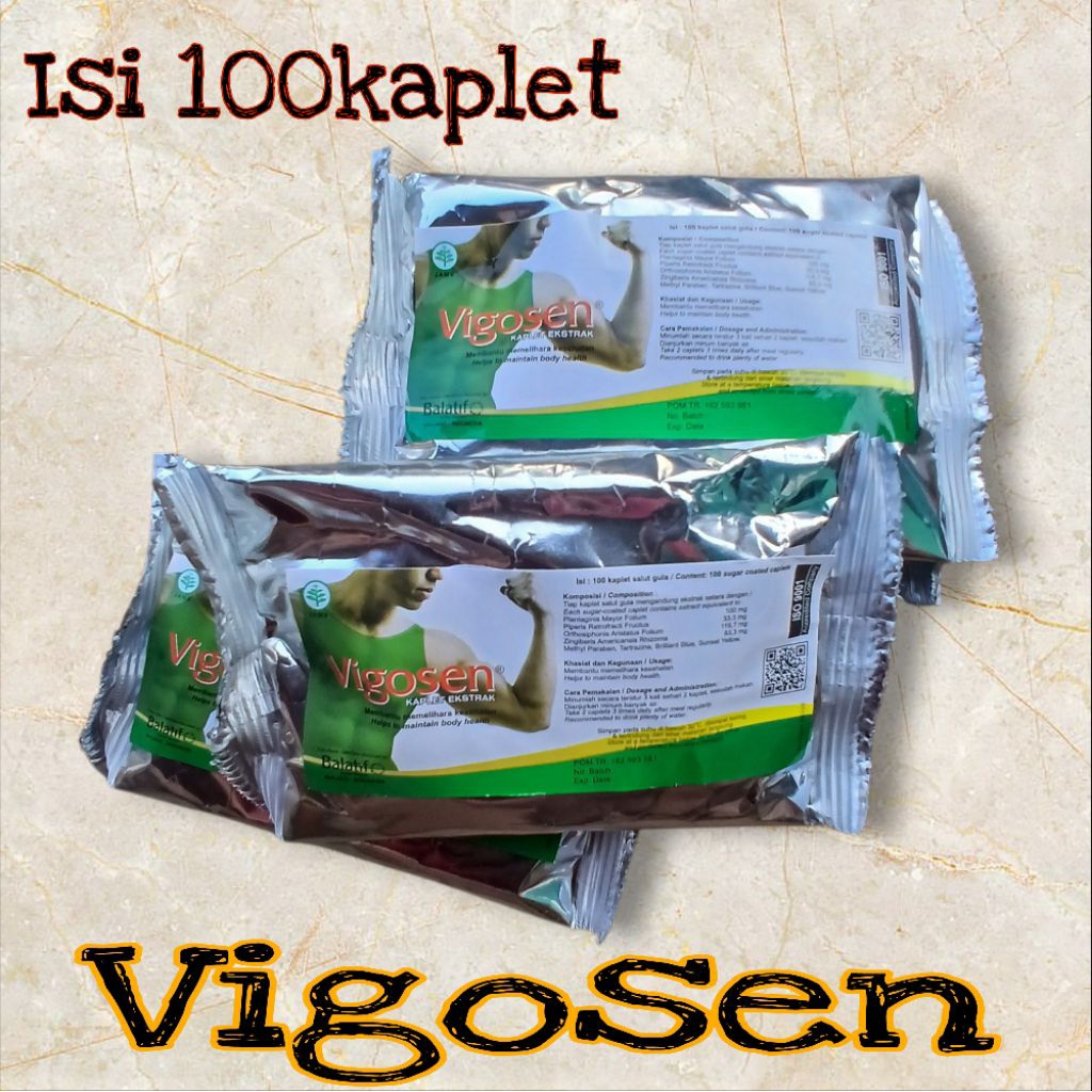 Kaplet Ekstrak VIGOSEN Isi 100 kaplet