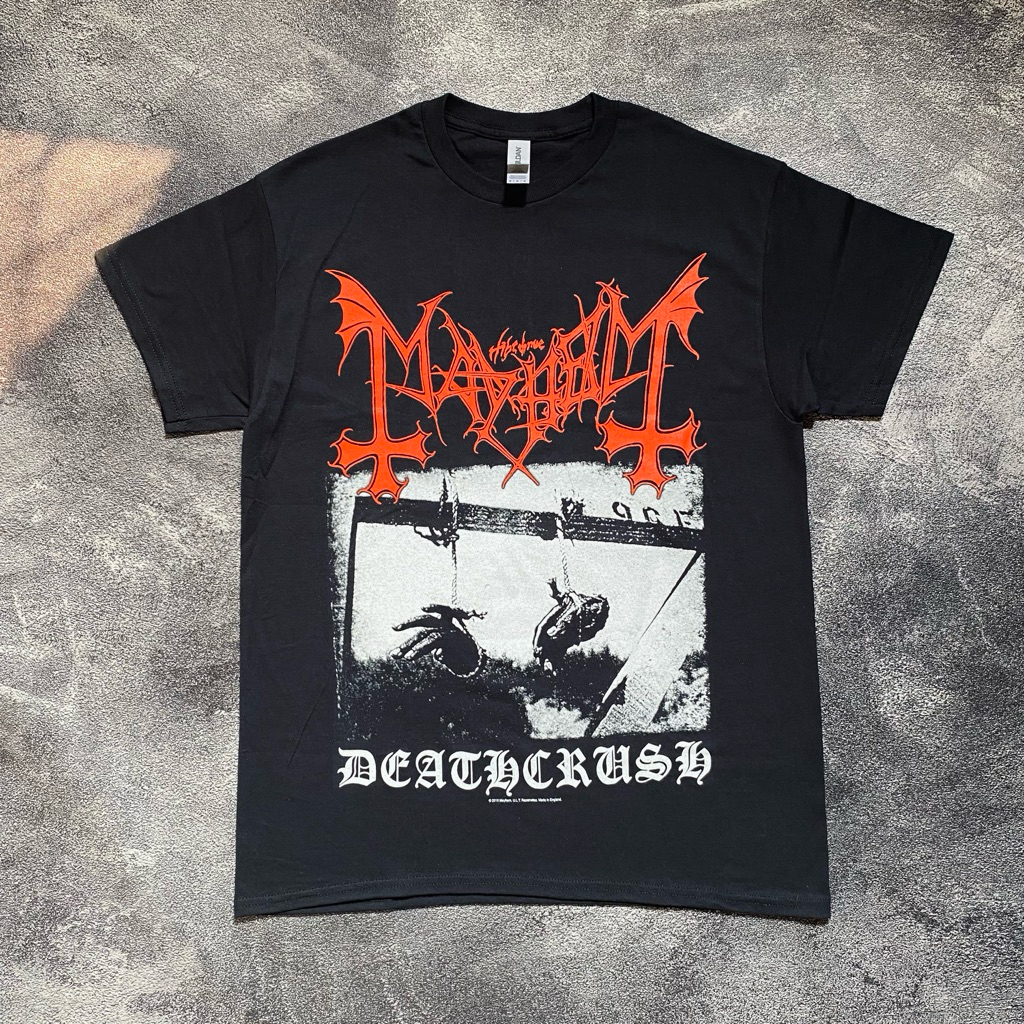 Mayhem - Deathcrush T-Shirt Original / Kaos Band Official Merchandise