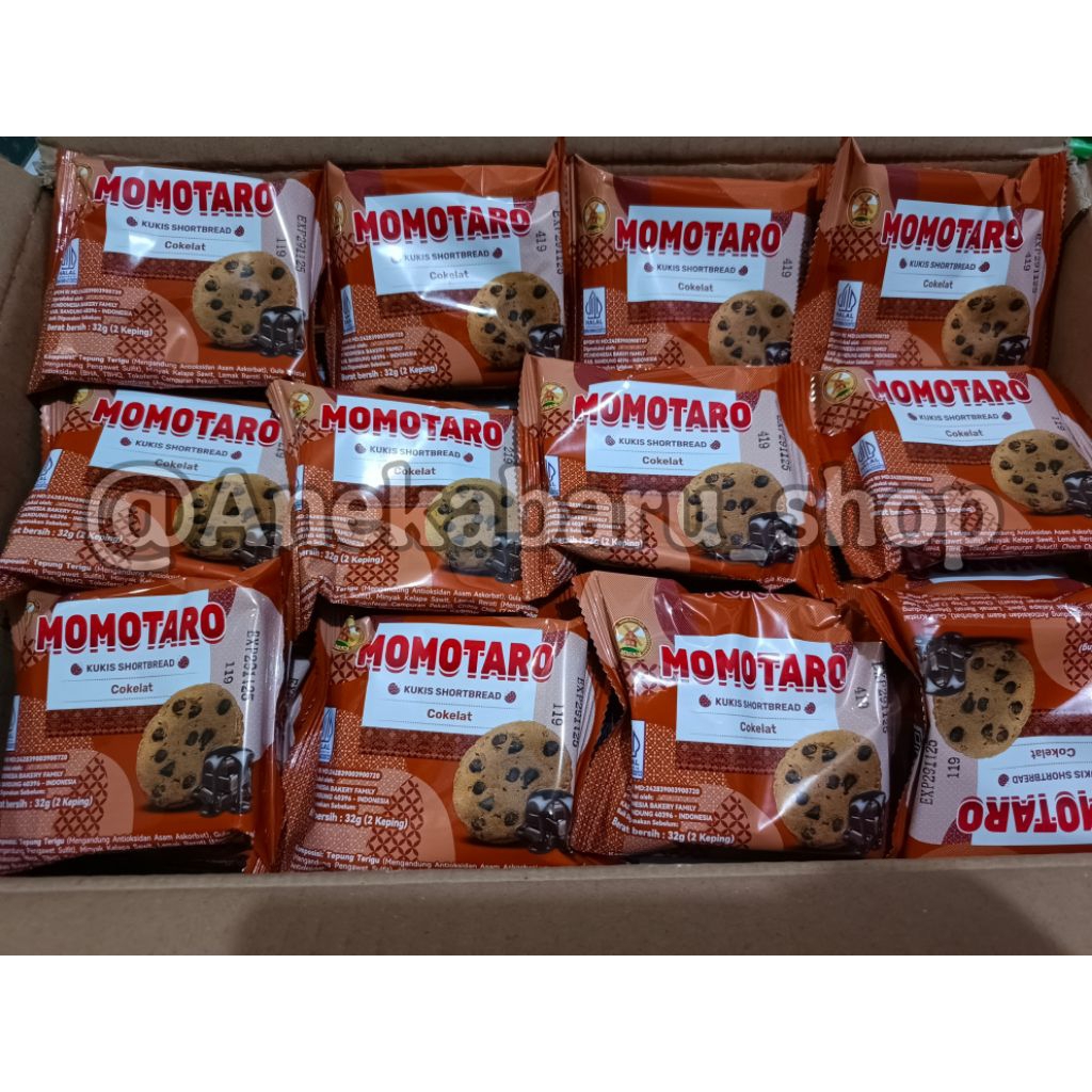

QH (1 DUS/60 PCS ) MOMOTARO KUKIS SHORTBREAD 45gr By AOKA