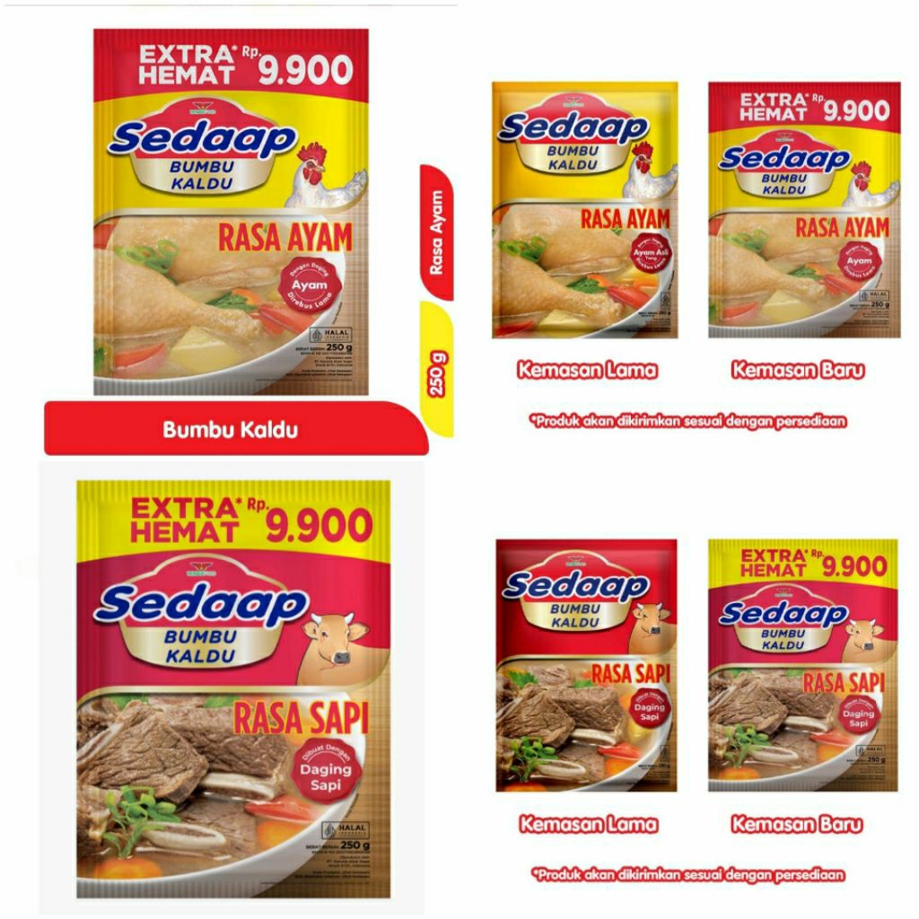

Sedaap Bumbu Kaldu 250g