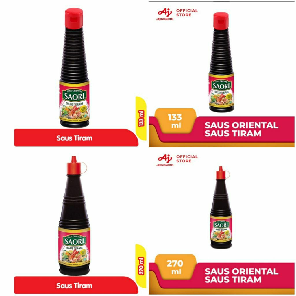 

Saori Saus Oriental Saus Tiram 133 ml/270ml
