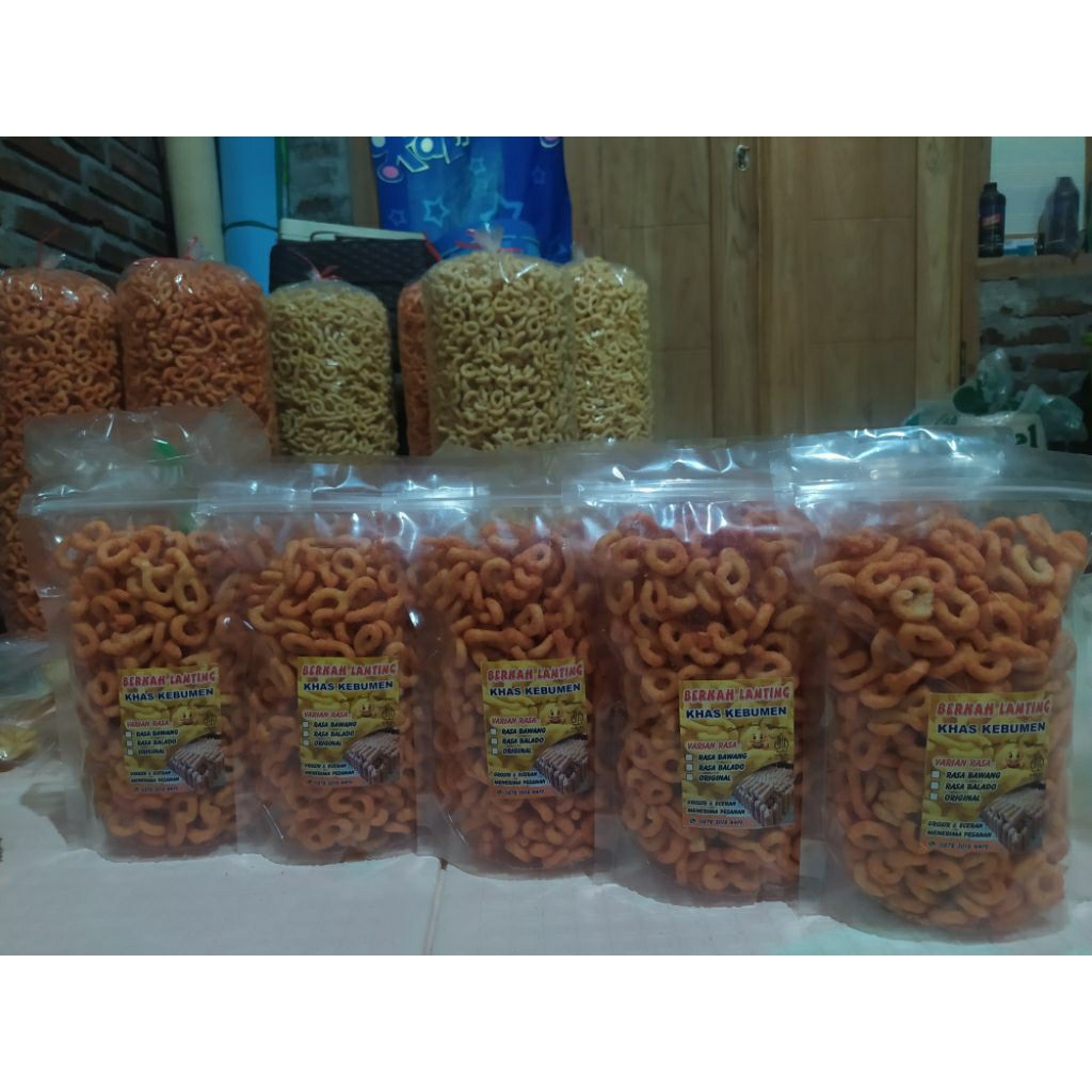 

Berkah Lanting Rasa Balado pedas sedang. 250gram