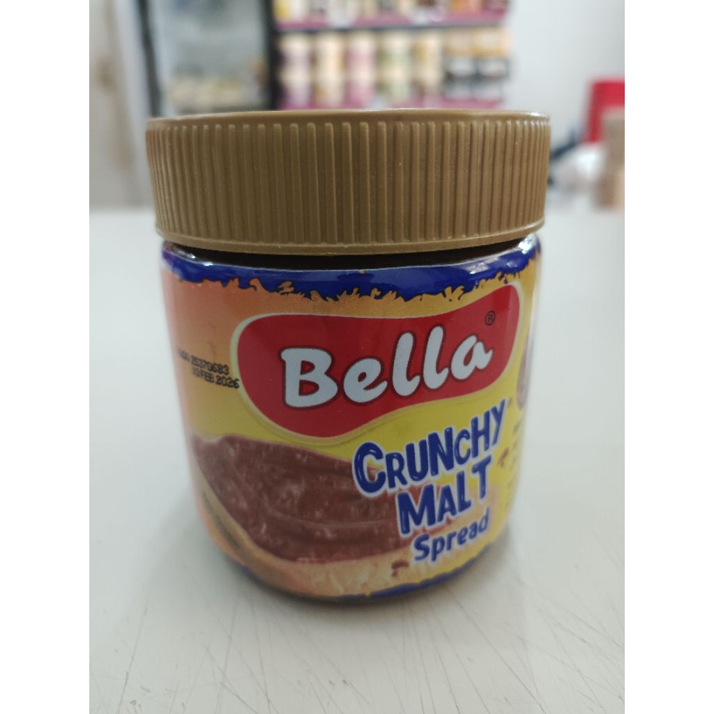 

BELLA SPREAD/ SELAI RASA COKELAT CRUNCHY MALT 300GRAM