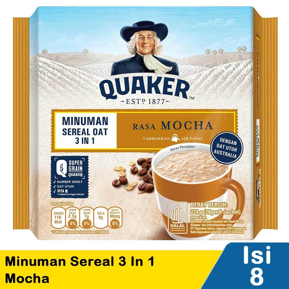 

Quaker 3in1 Minuman Sereal Mocha