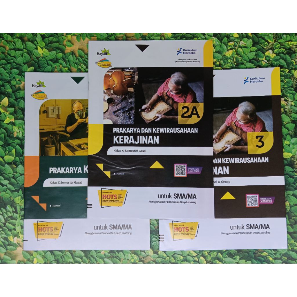 LKS Prakarya dan Kewirausahaan Kerajinan PKWU SMA Kelas 10 11 12 Semester 1 Merdeka